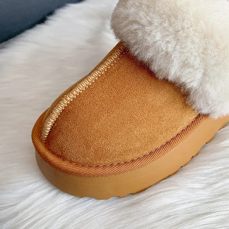 Winter Paws: Cozy Chic Platform Delights