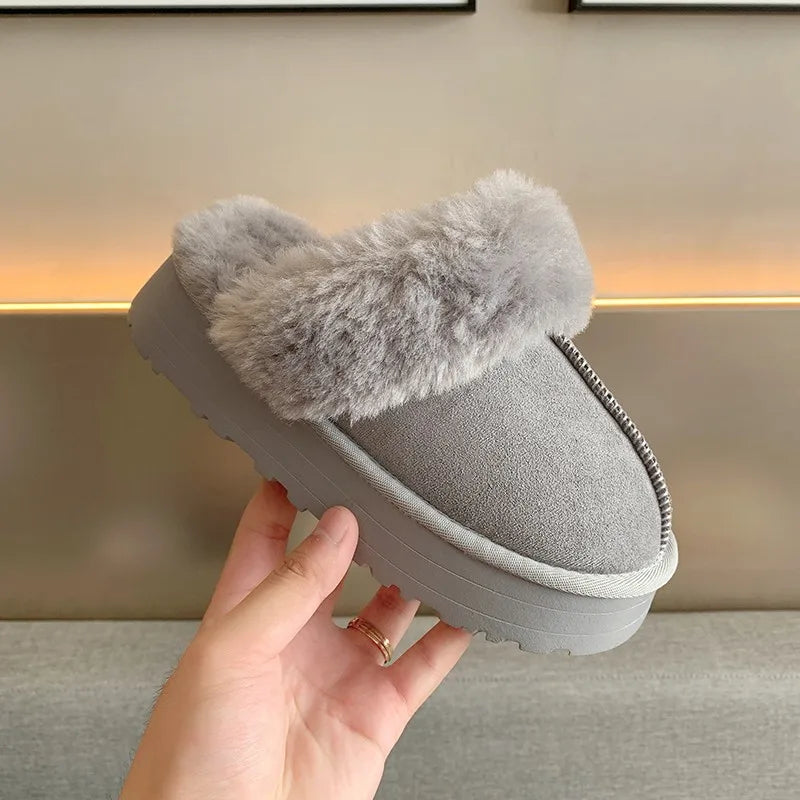 Winter Paws: Cozy Chic Platform Delights