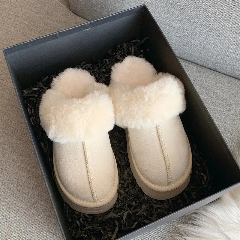 Winter Paws: Cozy Chic Platform Delights